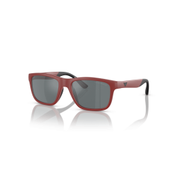 Óculos De Sol Para Crianças Emporio Armani Masculino Undefined Matte Red Grey Mirror Black